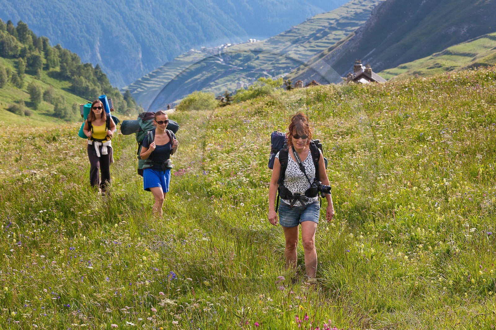 Randonnée montagne famille