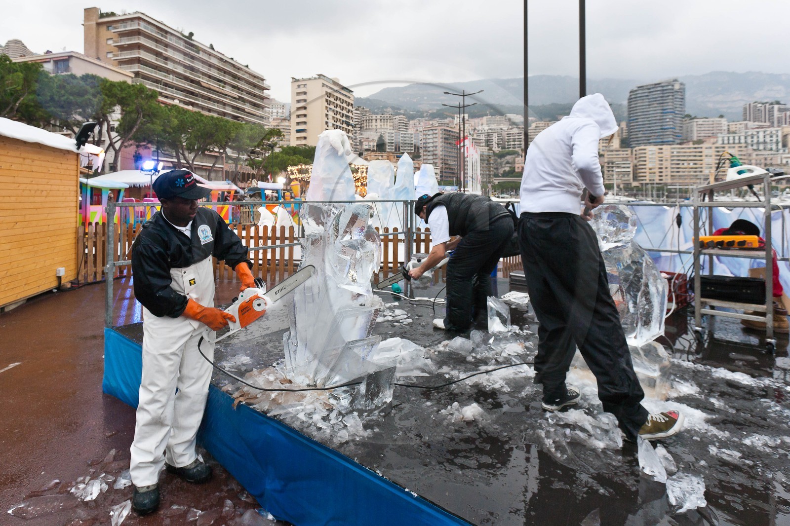 Monaco, exposition de Bertrand Bodin Délices de gel