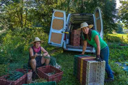LéguMontagne, Sylvie Jaussaud et  Bertille Gieu, Maraîchères bio