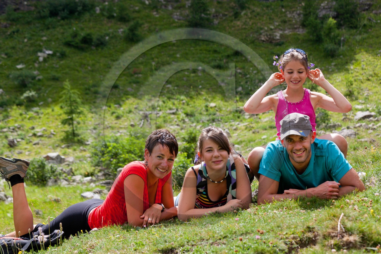 Randonnée famille montagne