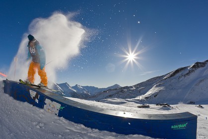 Ski snowpark