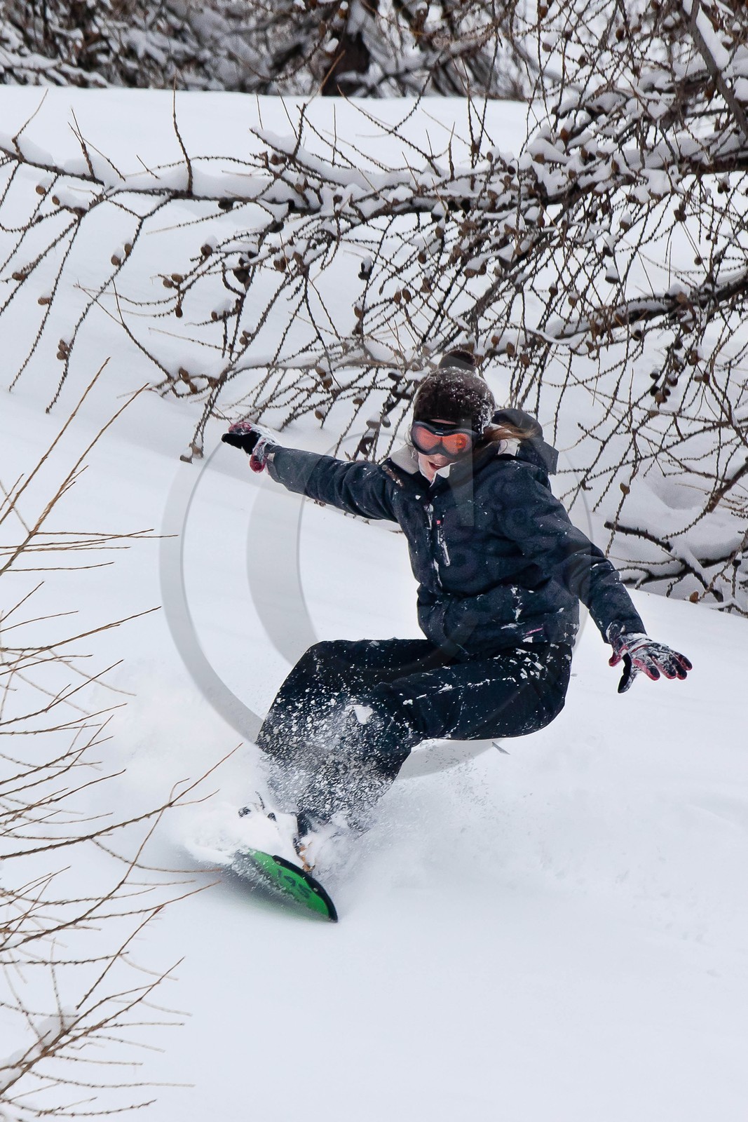 Pays de Serre-Ponçon, Réallon, snowboard, surf des neiges
