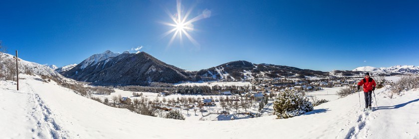 Ancelle, randonnée raquette à neige