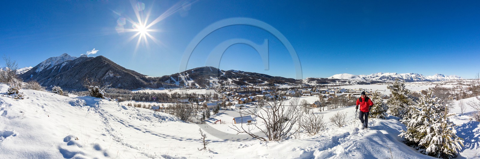 Ancelle, randonnée raquette à neige