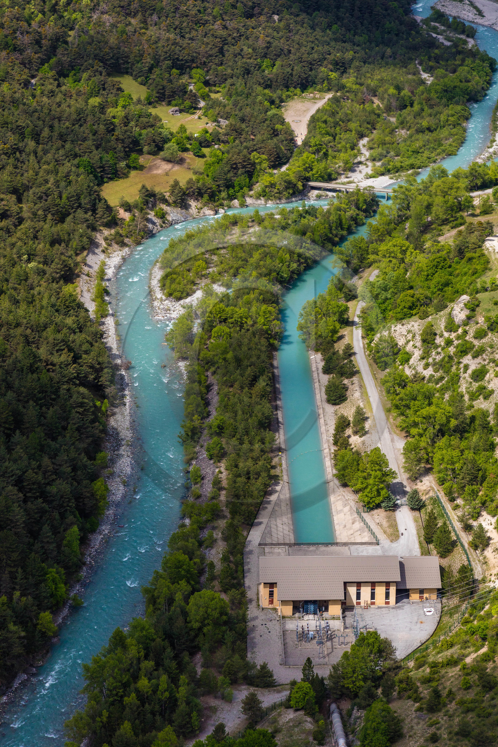 Aménagement de production hydraulique EDF d'Eygliers