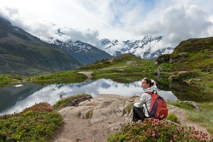 Randonnée pédestre au lac du Lauzon