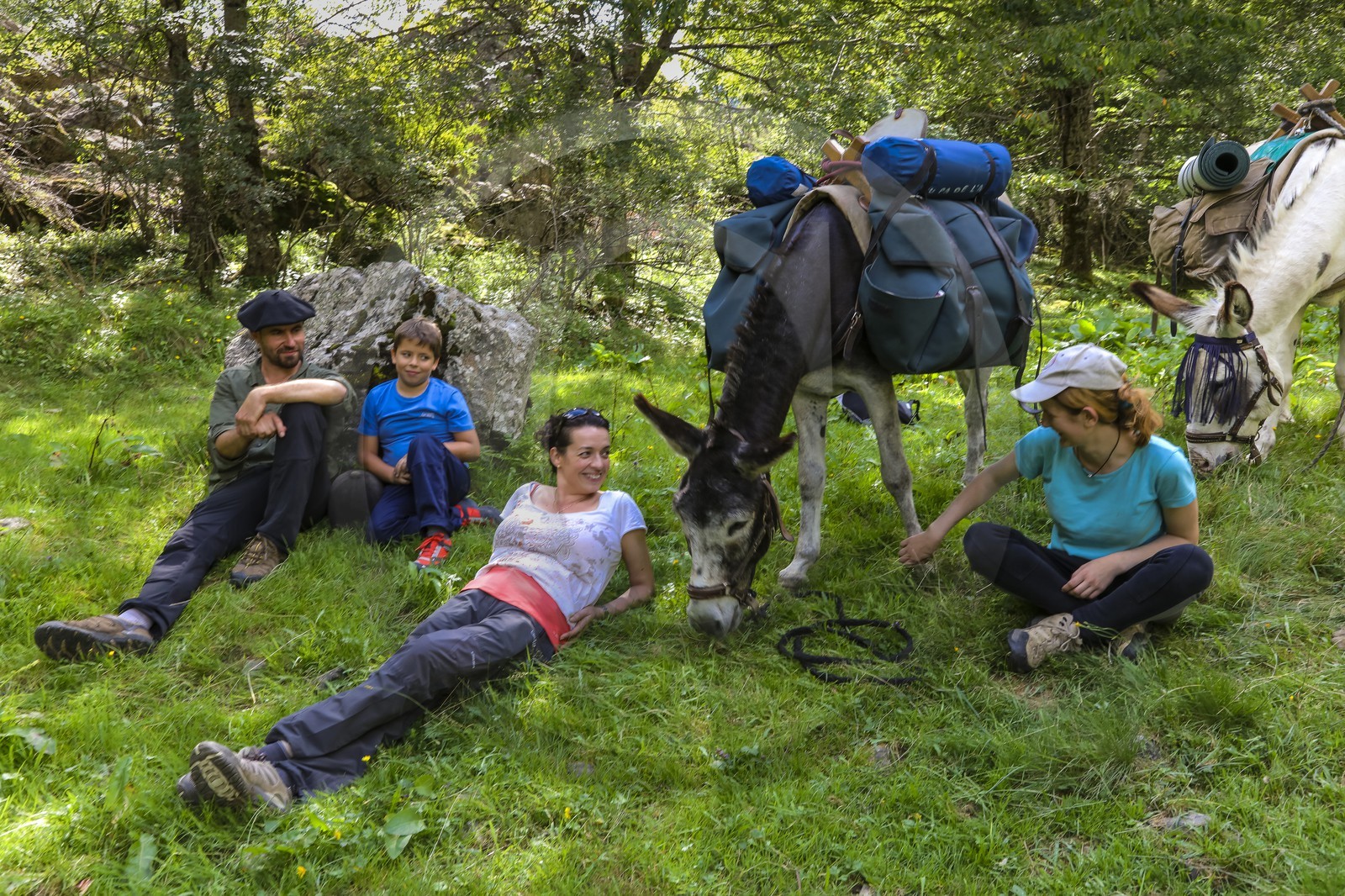 Yohann Masnada, accompagnateur ânier