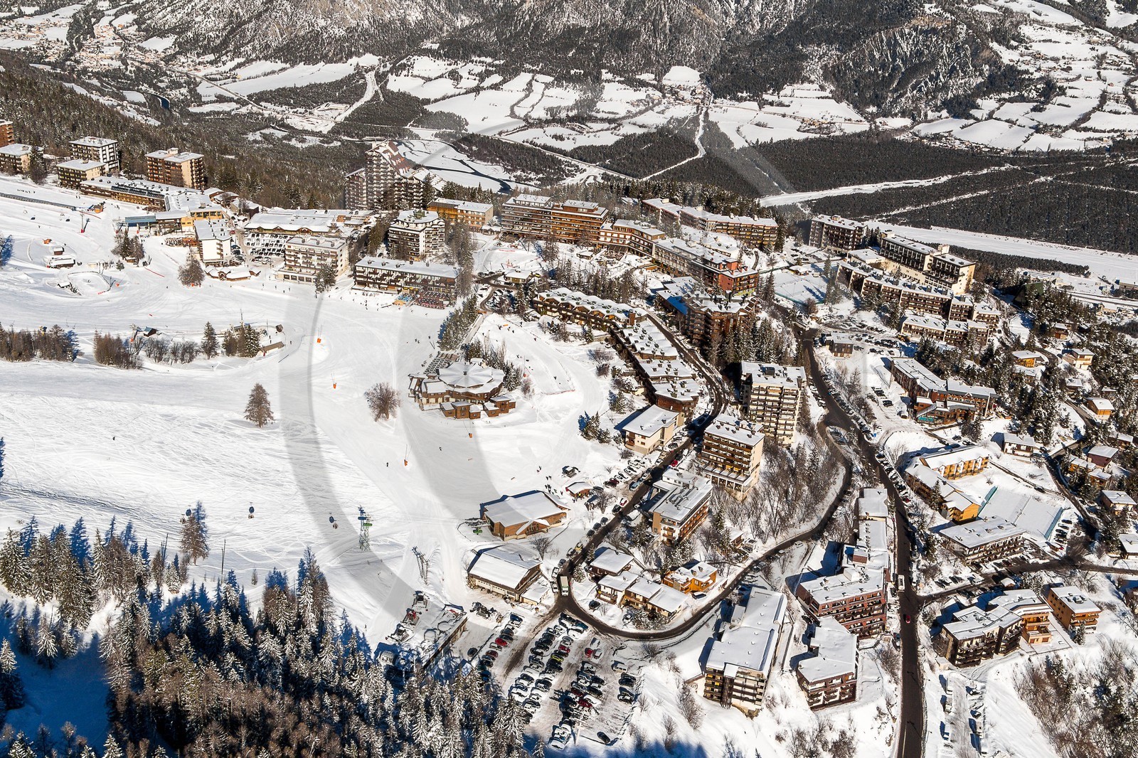 Uvernet-Fours, station de ski de Praloup