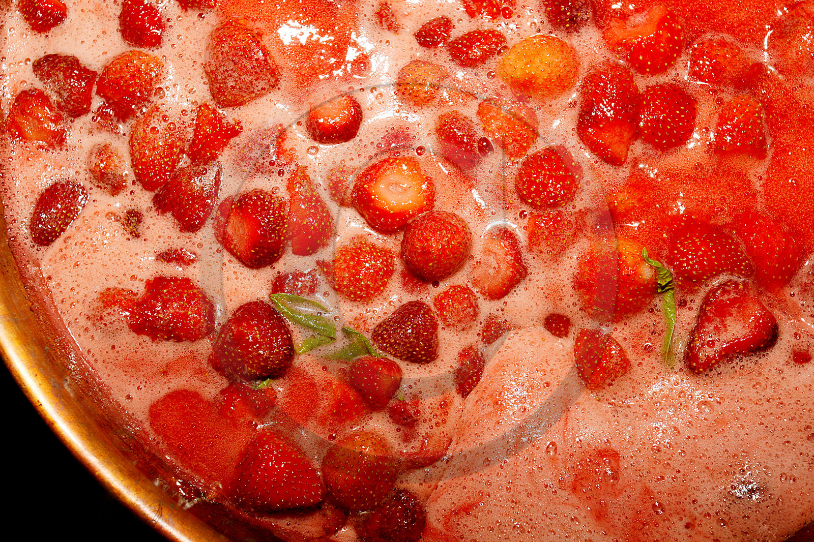 Auberge du Moulin, confiture de fraises