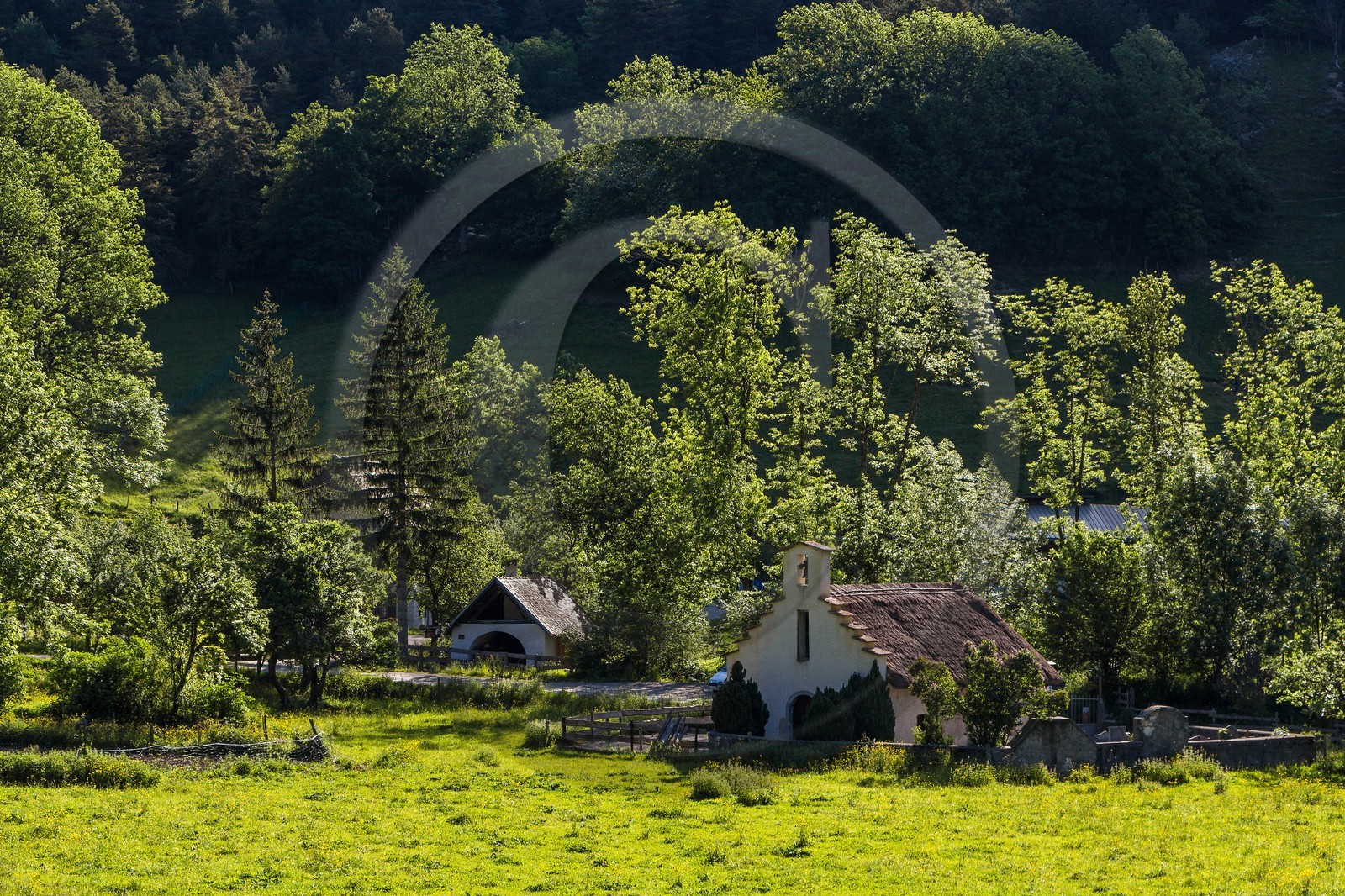 Saint-Martin-de-Clelles, au pied du Mont-Aiguille le hameau de Trézanne