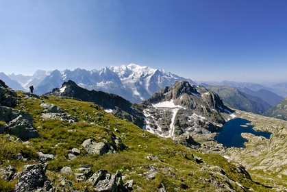 Le lac Cornu et le Mt Blanc