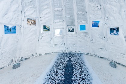 Monaco, exposition de Bertrand Bodin Délices de gel