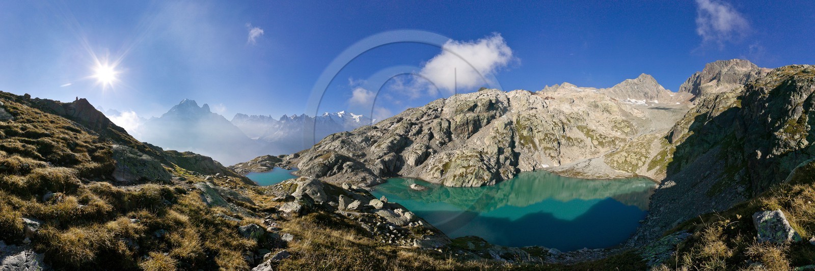 Lac Blanc et le massif du Mont-Blanc