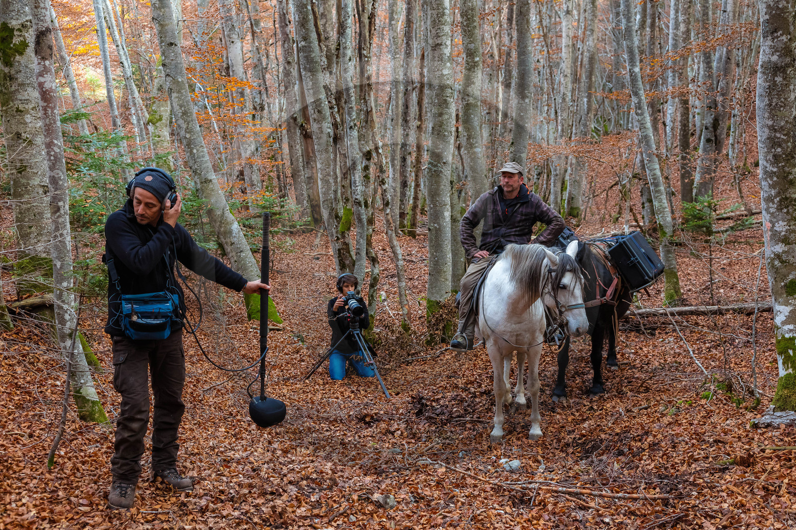 Making of du film La vallée des loups