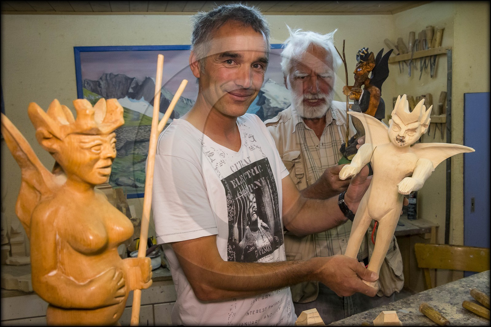 Atelier du Chapoteur, Fabrice et Georges Personnaz, sculpteurs