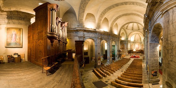 Briançon, cité Vauban,  Église paroissiale Notre-Dame-et-Saint-Nicolas (ancienne collégiale Notre-Dame)