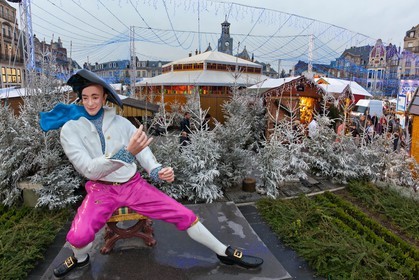 La patinoire en glace naturelle installée par Synerglace à Saint-Quentin