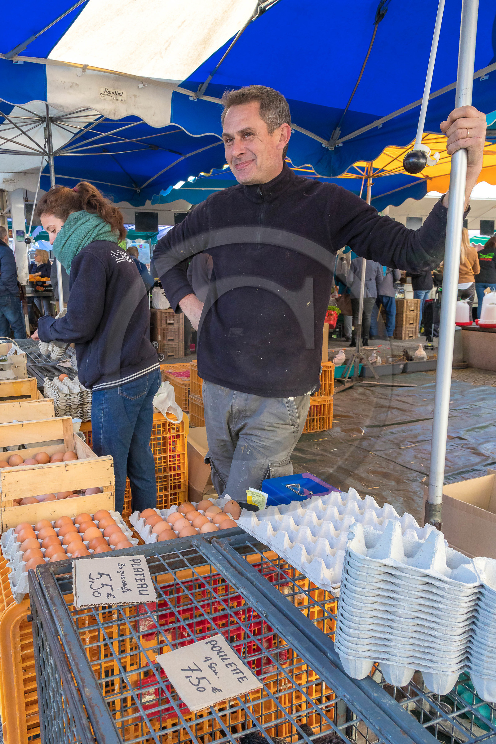Chambéry, sur le marché du samedi