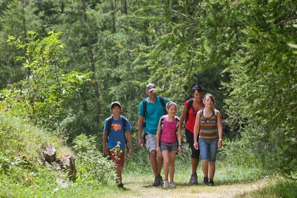 Randonnée famille montagne
