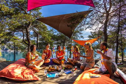 Yoga sur paddle, Serre-Ponçon Aloha