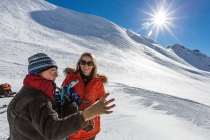 Serre-Chevalier, Snow drawings, une œuvre de l'artiste Sonja Hinrichsen