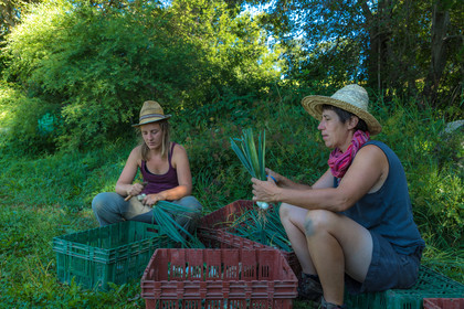 LéguMontagne, Sylvie Jaussaud et  Bertille Gieu, Maraîchères bio