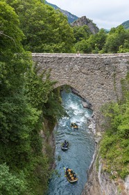 Lauzet-sur-Ubaye, Rafting sur l'Ubaye