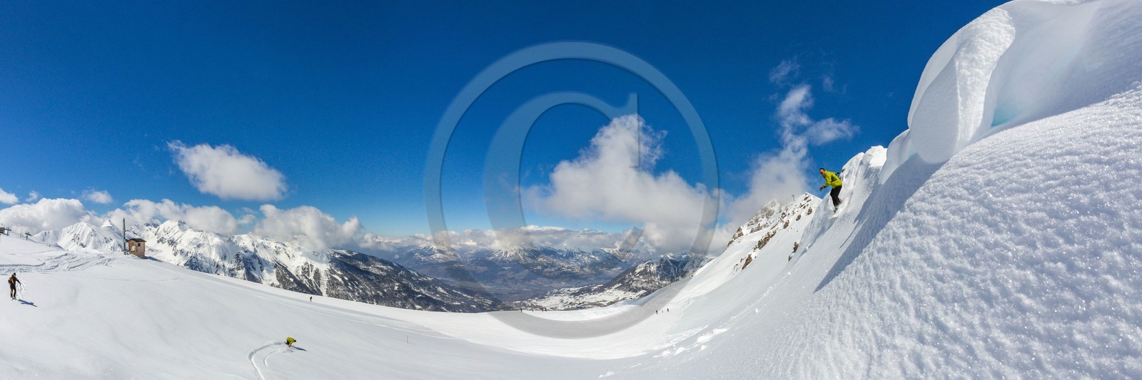 Les Orres, surf des neige