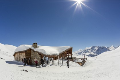 Station de ski d'Orcières 1850, le chalet se Rocherousse, restaurant d'alititude