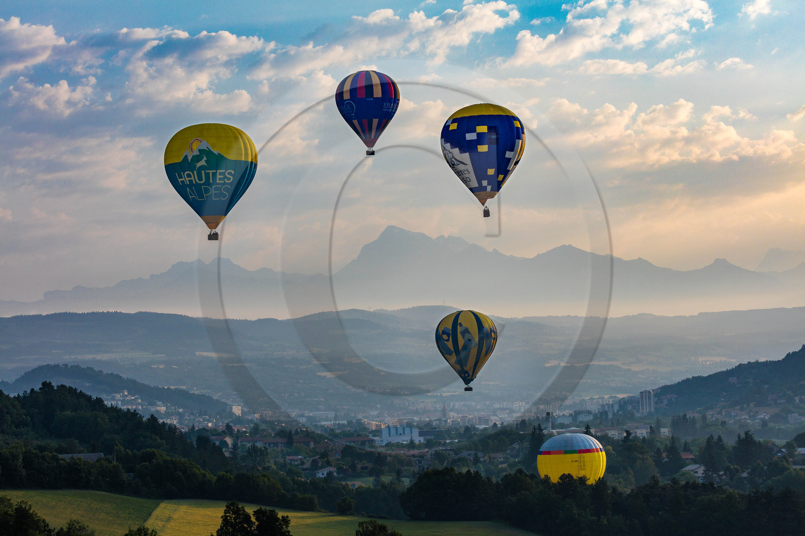 Gap, vol en montgolfière