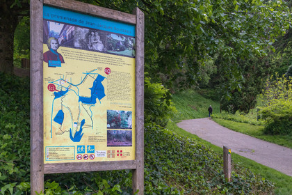 Chambéry, la promenade de Jean-Jacques Rousseau