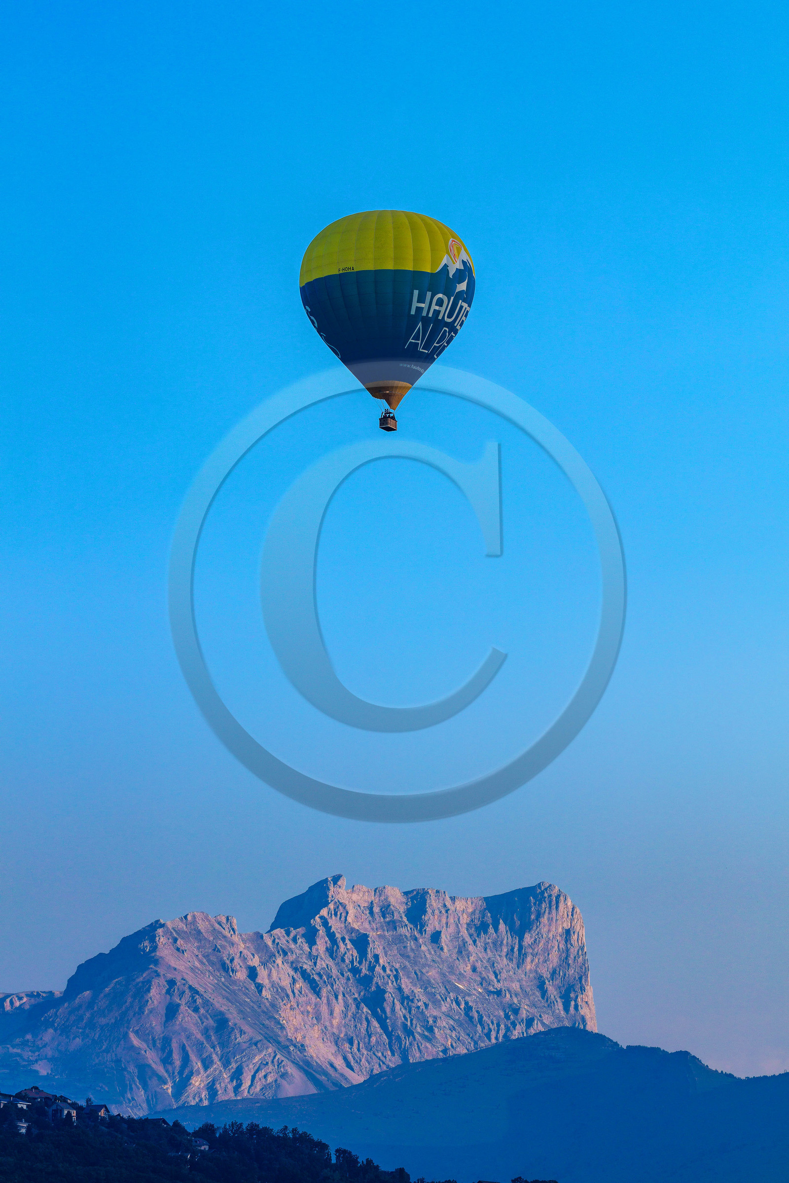 Gap, vol en montgolfière