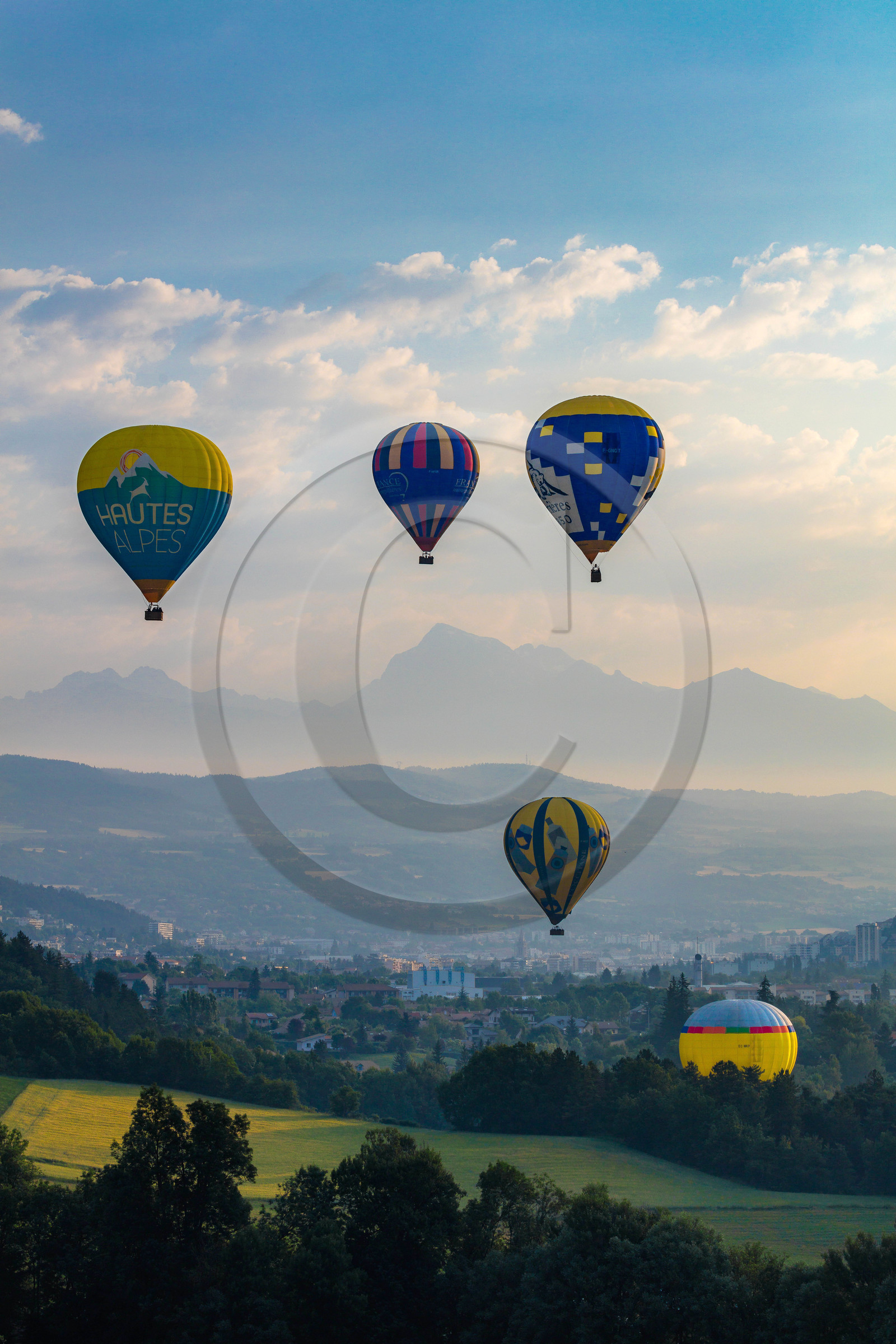 Gap, vol en montgolfière