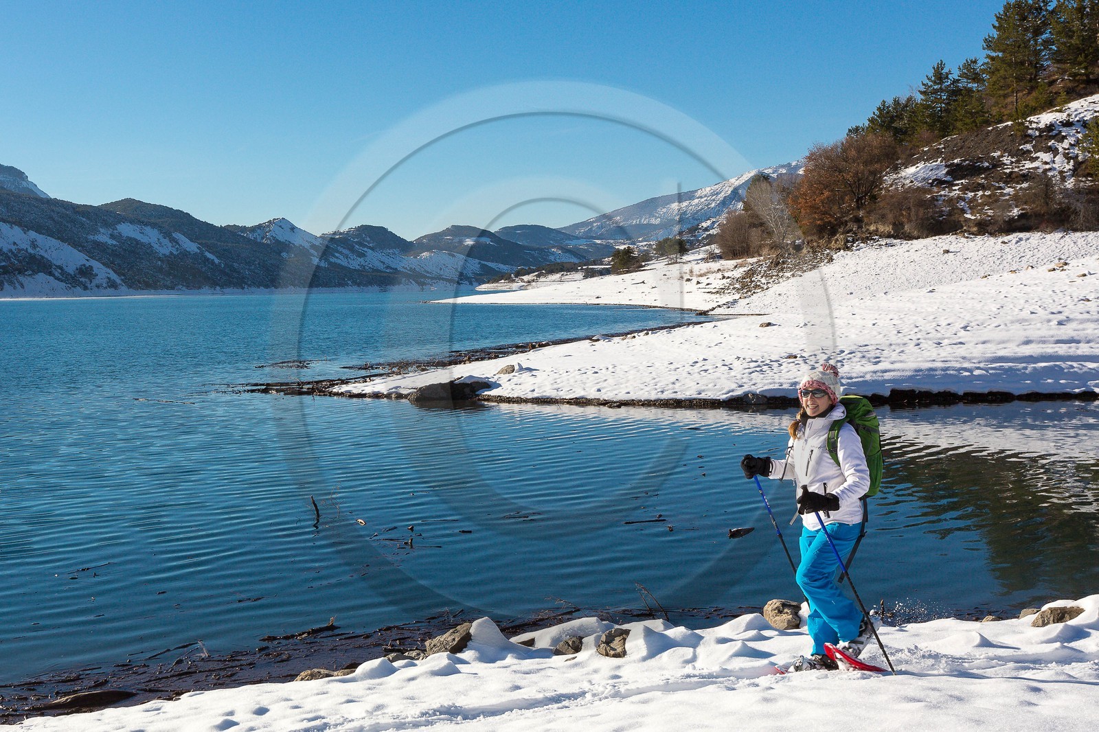 Lac de Serre-Ponçon, vallée de l'Ubaye