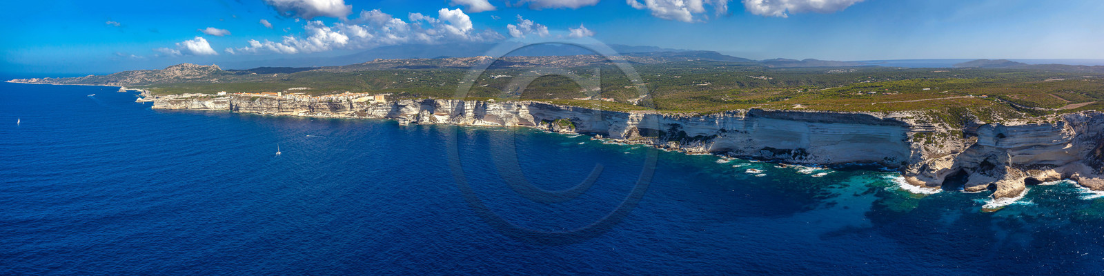 Bonifacio, falaises de calcaire