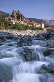 Vallée de la Roya, Parc national du Mercantour, village de Péone