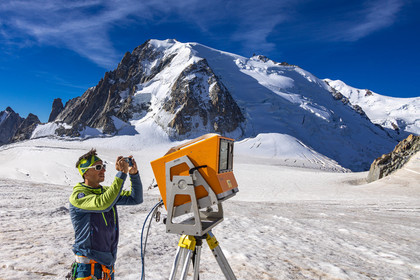 Géomorphologie à l'Aiguille du Midi