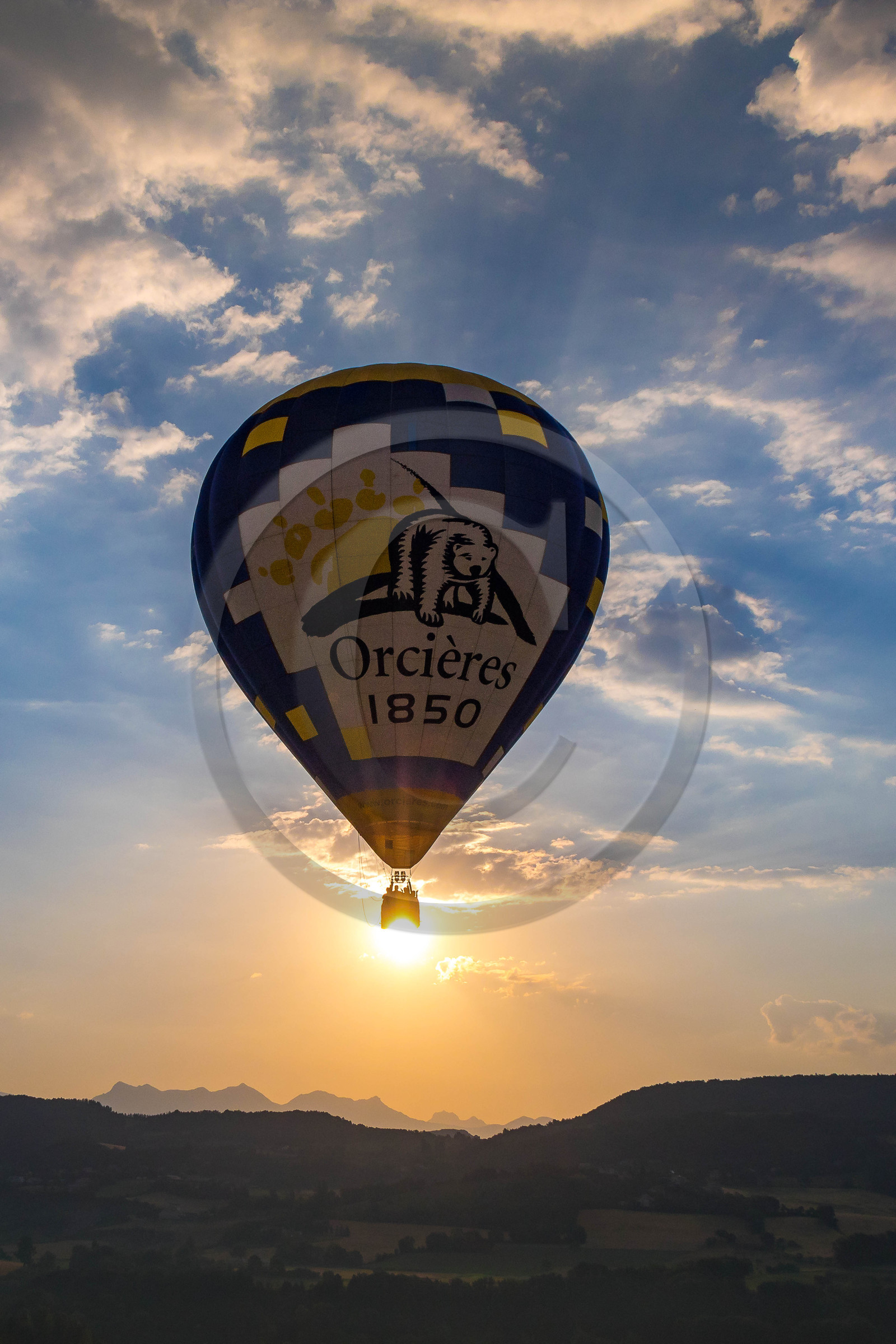 Gap, vol en montgolfière