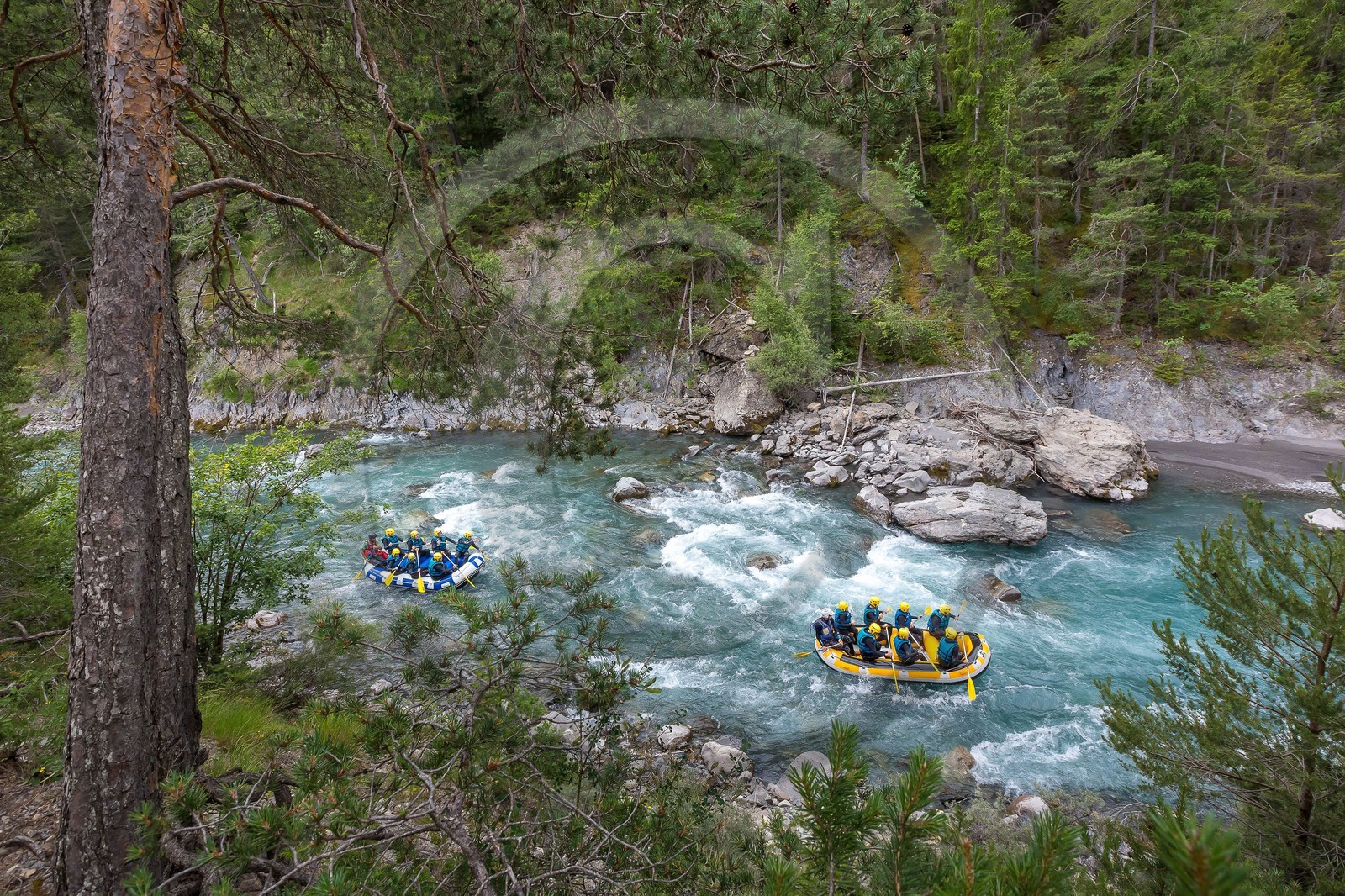 Rafting sur l'Ubaye