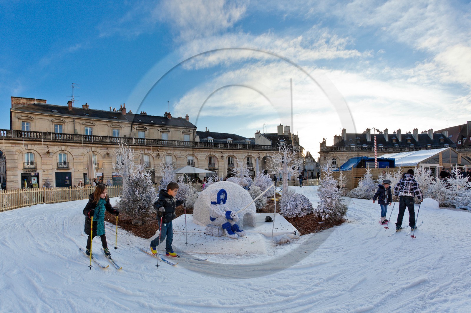 Une véritable station de sports d’hiver éphémère, un Noël extraordinaire à Dijon