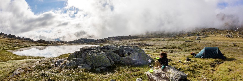 Saint-Paul-sur-Ubaye, Maljasset, col du Longet, Lac du Longet