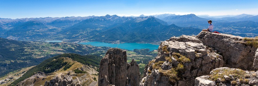 Pays de Serre-Ponçon, Réallon, randonnée dans les Aiguilles de Chabrières