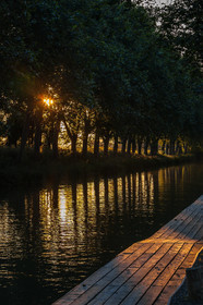 Canal du Midi, inscrit au Patrimoine mondial de l'UNESCO
