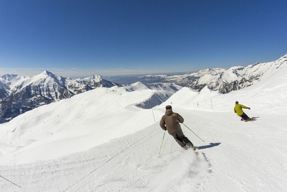 Station de ski d'Orcières 1850, ski et snowboard sur pistes