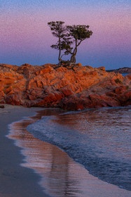 Porto-Vecchio, coucher de soleil sur les plages de Palombaggia