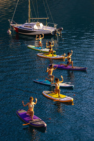 Yoga sur paddle, Serre-Ponçon Aloha