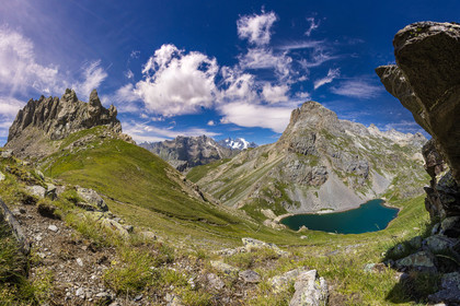Grand Lac de Monêtier-les-Bains et les Arêtes de la Bruyère