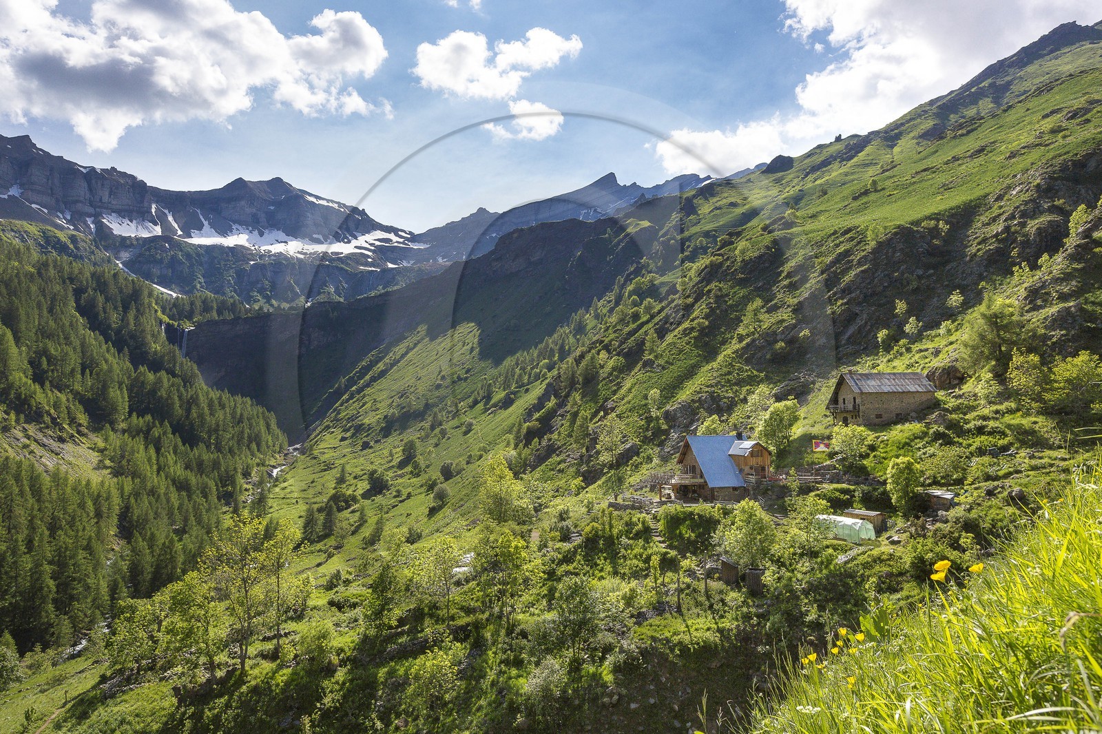 Vallée de Champoléon, refuge du Tourond