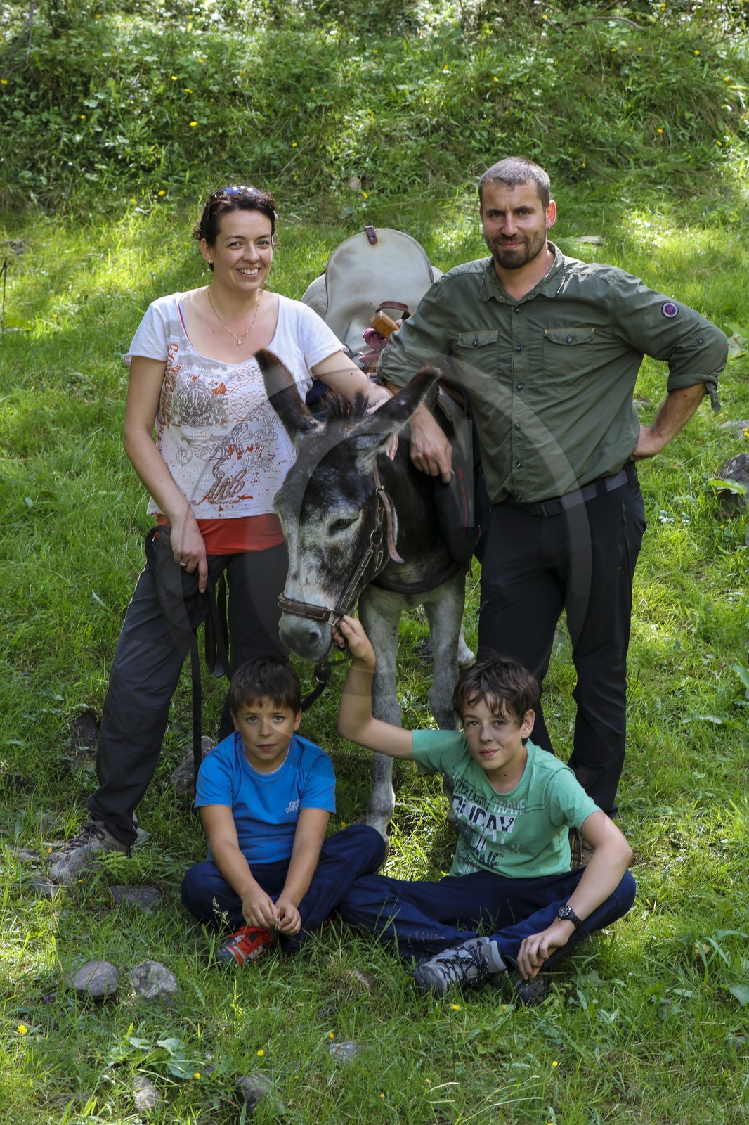 Yohann Masnada, accompagnateur ânier