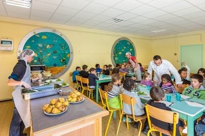 Briançon, restauration scolaire de Fortville